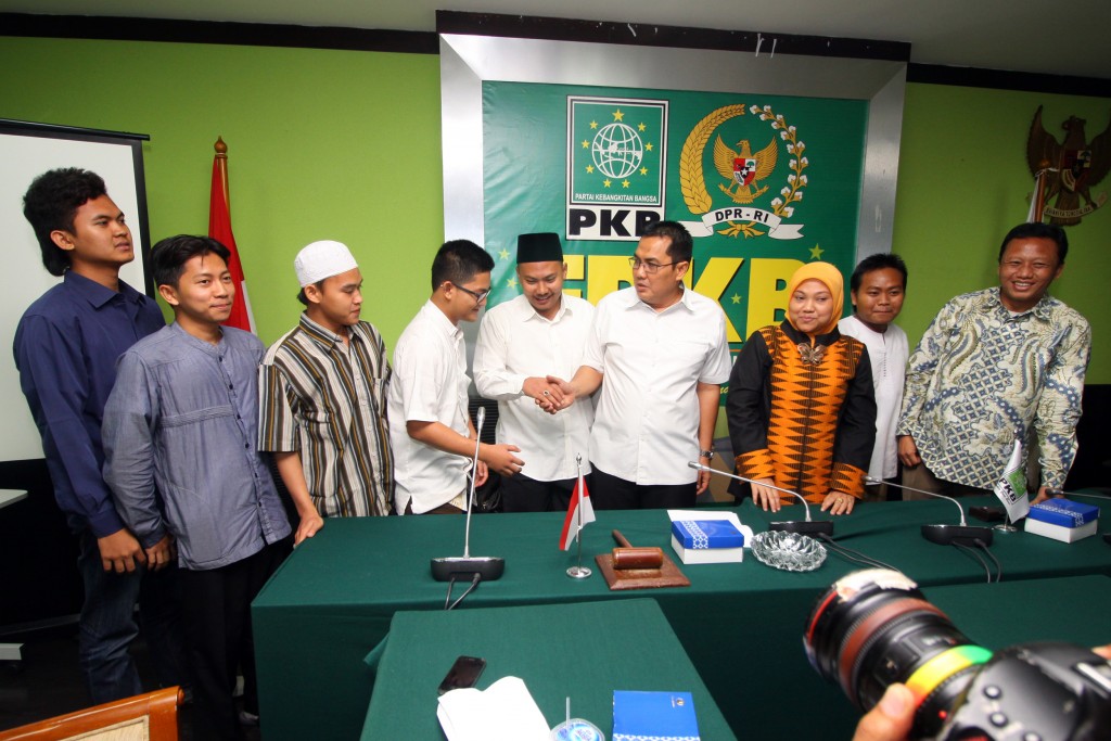 FPKB Terima Perwakilan Pelajar Yaman di Ruang Rapat Pimpinan, Gedung DPR RI, Senin (13/4)